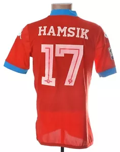 SSC NAPOLI ITALY 2015/2016 THIRD FOOTBALL SHIRT KAPPA M HAMSIK #17 - Picture 1 of 6