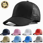 Lot 12 Pieces Trucker Hat Snapback Mesh Back Plain Solid Baseball Cap Visor Hats
