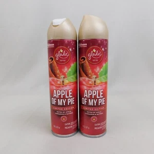 2 Pack Holiday Glade Air Freshener Room Spray - Apple of My Pie #9141 - Picture 1 of 6