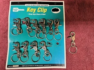 Lucky Line Products Key Clip Trigger Snap Clip To Belt Or Purse NEW - 1PC - Picture 1 of 2