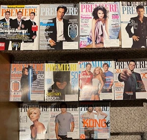 Premiere Movie Magazines Complete Year 2005, 11 Issue Lot January-December - Picture 1 of 4