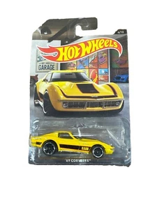 Corvette Hot Wheels Garage 69 2016 amarillo. 4/10 RARO - Imagen 1 de 5
