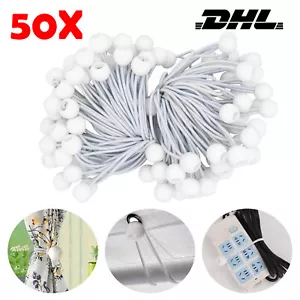 50Gummischlaufen Spanngummis Zeltgummis Partyzelt Gummis Ball-Bungees Zelt DE - Bild 1 von 12