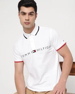 NUEVO CON ETIQUETAS TOMMY HILFIGER MANGA CORTA FIRMA POLO XS S M L XL XXL - Imagen 1 de 73