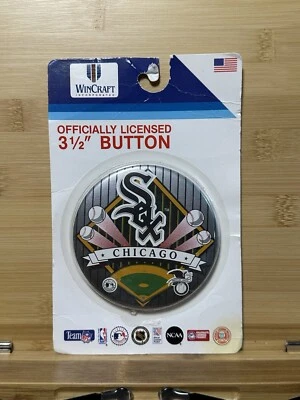 NEW Vintage Chicago White Sox 3.5” Wincraft Officially Licensed Button - Image 1 of 2