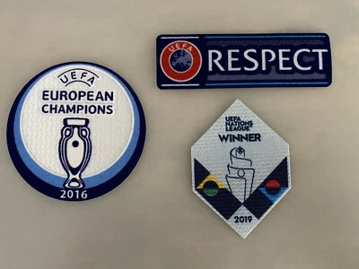 Conjunto de patches de camisa do UEFA EURO 2020 para camisas de Portugal - Imagem 1 de 4