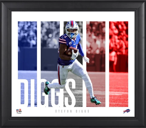 Stefon Diggs Buffalo Bills 15" x 17" Player Panel Collage Cover