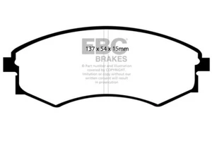 Pastillas de freno delanteras EBC Ultimax para Kia Joice 2.0 (99 > 02) - Imagen 1 de 1
