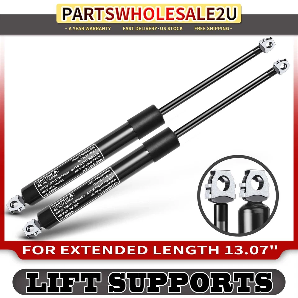 2x puntales de elevación del capó delantero para BMW E31 840Ci 850i 850Ci 1993-1997 850CSi Foto 1 de 4