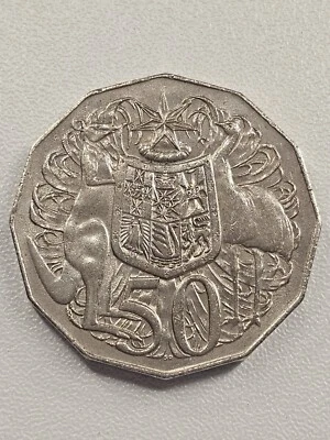 50 peniques de la reina Isabel II 1969  Foto 1 de 2