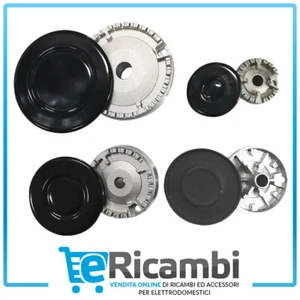 Kit Adattabile Spartifiamma Piattelli Bruciatori 8pz Piani Cottura Ariston Nardi - Imagen 1 de 1
