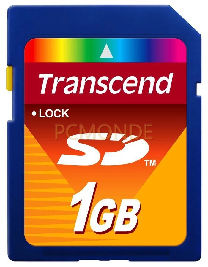 Transcend 1 GB SD Flash Memory Card (TS1GSDC) - Image 1 of 1