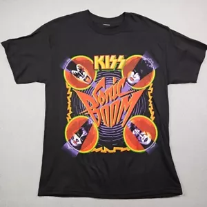 KISS Sonic Boom Shirt Adult Large Rock Band Music Black Short Sleeve 2009 - Picture 1 of 10