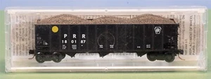 N Micro-Trains 108040 100Ton 3-Bay Open Hopper w/load Pennsylvania RR PRR180187 - Picture 1 of 7