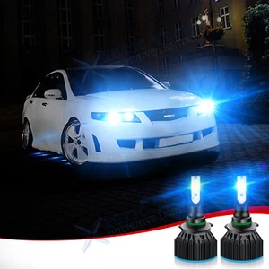 2x 9006 HB4 8000K Ice Blue w/Fan LED Headlight Bulbs Kit Low Beam Replacement - Bild 1 von 12