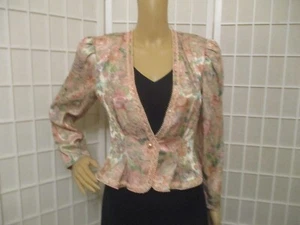 Nah Nah Collection by Jonathan Tait Vintage Brokat Blazer - Bild 1 von 14