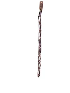 GOURMETTE ARGENT MASSIF 925 NICOLAS ALTESSE 31.4GR 22 CM BRACELET CHAÎNE BIJOUX - Foto 1 di 9