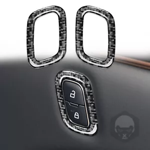 For Electric Mustang Mach-E Printed Carbon Fiber Car Door Unlocking Switch Panel - Picture 1 of 8