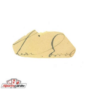 Leon Errol (d.1951) Columbia RKO Actor Signed Cut Autograph