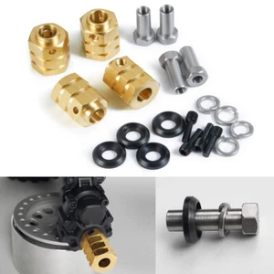 4PCS Heavy Duty 12mm Hex Wheel Hubs for TRX-4 RC 1:10 Crawler Car 15mm - Picture 1 of 7