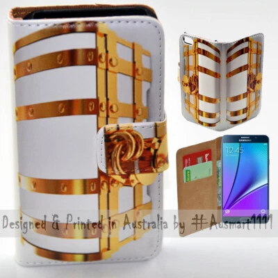 For Samsung Galaxy Note Series Gold Treasure Chest Print Mobile Phone Case Cover - image 1 of 3
