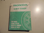 Honda CB 1100 F SC11 Super Boldor Manuel d`atellier Werkstatthandbuch 1983