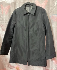 INC International Concepts Long Rain Jacket Full Zip Women’s M Polyester Blend - Picture 1 of 16