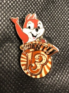 Disney Pin CHIP 13 Twenty 2013 Mini Pin Set Orange - Bild 1 von 2