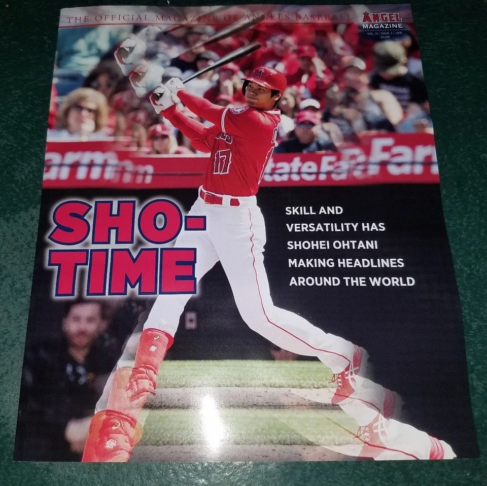 Shohei Ohtani Rookie 1st Program Magazine Sho-Time Issue 2 Mint Angels Dodgers - Image 1 of 1