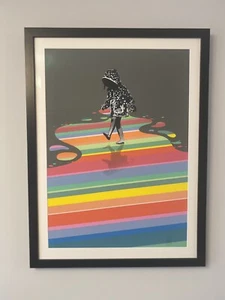 EELUS "AFTER THE RAIN" 2013 | RARE HAND FINISHED SIGNED SCREEN PRINT - Picture 1 of 4