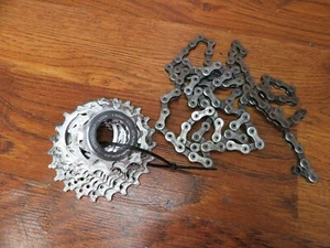 CAMPAGNOLO 11 SPEED 11-23T CASSETTE & 110 LINK CHAIN - Picture 1 of 6