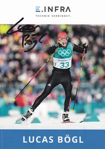 Lucas BÖGL - Deutschland, Bronze Jun.-WM 2010 Skilanglauf, Original-Autogramm! - Bild 1 von 1