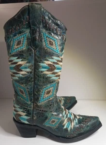 Corral Women's Boots – Size 5.5 – Multicolor – Elegant & Stylish – Used - Picture 1 of 11