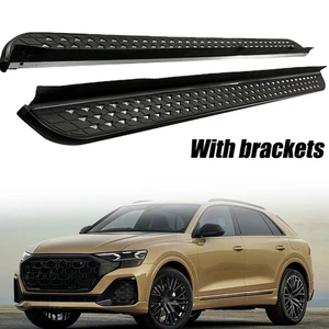2PCS Running Boards Fits for Audi Q8 2021-2026 Nerf Bars Side Step - Picture 1 of 9