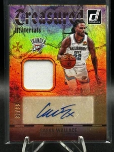 2024-25 Donruss Treasured Materials Signatures Auto Patch Cason Wallace /99 SSP - Picture 1 of 2