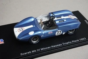 1:43 SPARK US109 Scarab MK4 Nassau Trophy Race Winner 1963 #77 A.J. Foyt - Picture 1 of 9