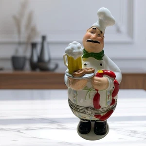 Cooking Chef Of America Chef Figurine/ Trinket Holder 5.5 Inches - Picture 1 of 5