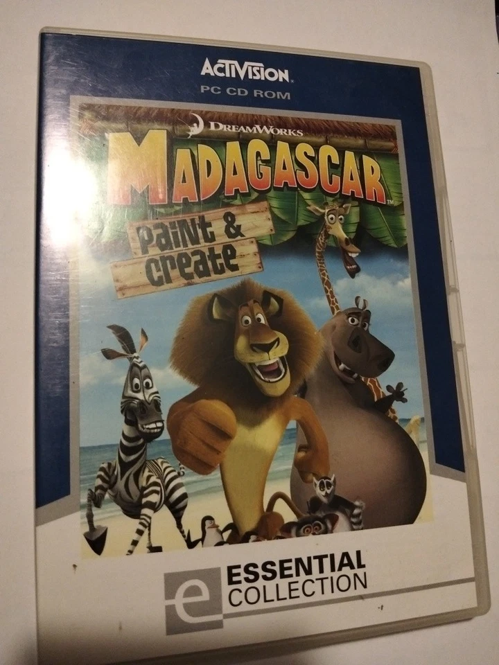 Madagascar - Paint & Create - PC CD ROM Game Free Post - Image 1 of 1