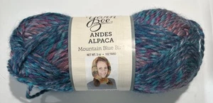 1 madeja HILO ABEJA ANDES ALPACA en MOUNTAIN BLUE BIRD 3oz 102yds - Imagen 1 de 3