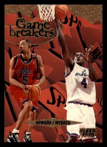 1997-98 Fleer Game Breakers #12 Juwan Howard/Chris Webber NRMT - Picture 1 of 2