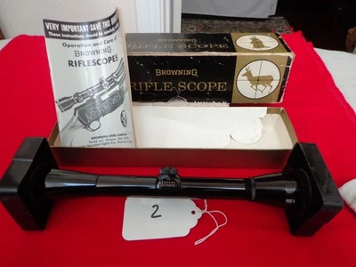 Browning 0.22 Rimfire 瞄准镜 - 3/4 英寸管,4x 标准十字准线 (2) — 第 1/4 张图片