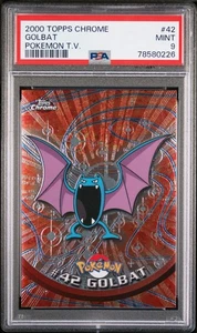 Pokemon T.V. Topps 2000 cromado #42 Golbat PSA 9 - Imagen 1 de 2