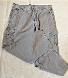 Carhartt Herren Dunkelbeige Jeans Canvas Cargo TASCHEN! LOOSE FIT Relaxed 38X29 - Bild 1 von 16