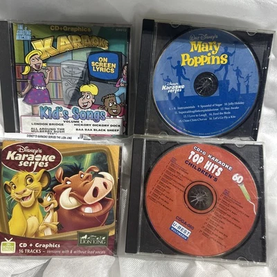 Children’s Cd+ Graphics Karaoke Disney Lion King Mary Poppins Kids Songs Top Hit - image 1 of 4