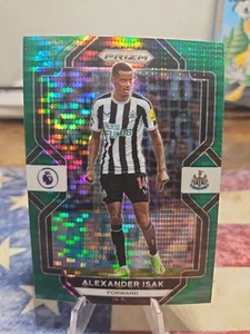 2022-23 Panini Prizm EPL Alexander Isak Green Pulsar Prizm - Picture 1 of 2