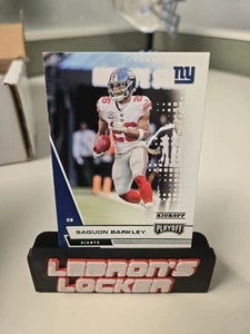 2020 Panini Playoff - Saquon Barkley #190 Kickoff - New York Giants - Picture 1 of 2