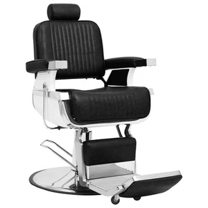 Friseurstuhl Schwarz 68x69x116 cm Kunstleder - Bild 1 von 7