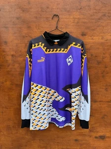 WERDER BREMEN 1993/1994 TORWART FUSSBALLTRIKOT PUMA GR. L ERWACHSENE #1 - Bild 1 von 12