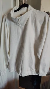 Women's 2x. Old Navy Active. White Athletic Sweatshirt - Picture 1 of 8