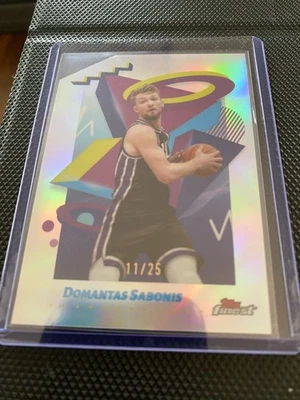 2024-25 Topps Finest Basketball Domantas Sabonis DIE-CUT  #/25 - Image 1 of 2